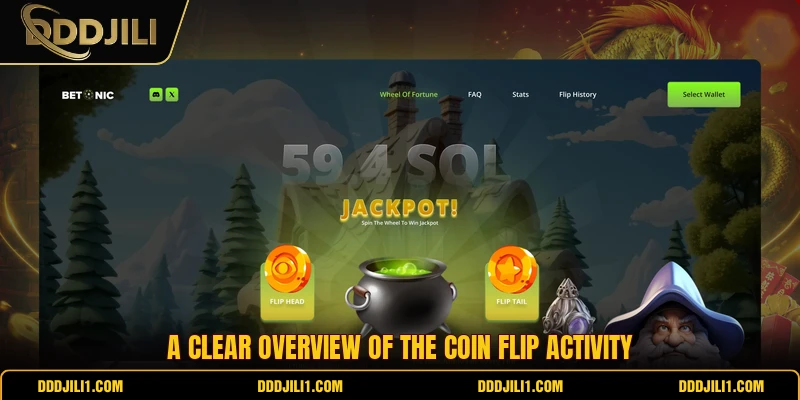 A clear overview of the Coin flip activity