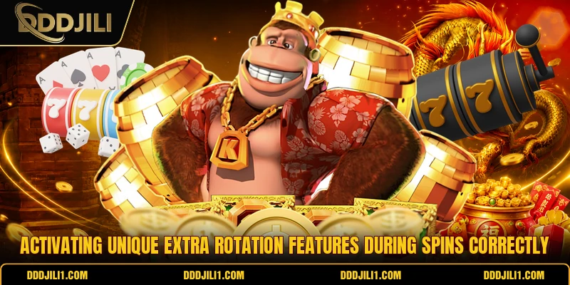 Activating unique extra rotation features during spins correctly