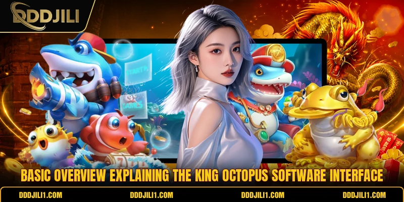 Basic overview explaining the King Octopus software interface