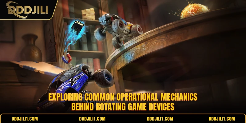 Exploring common operational mechanics behind rotating game devices